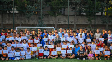 Beypazarı İlçesinde Yaz Futbol Okulu Kursu Sertifikaları Verildi