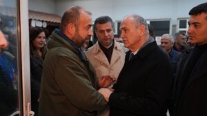 ÇERKES TAŞKÖPRÜ KÖY KONAĞINDA VATANDAŞLA BULUŞTU