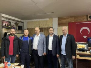 BAŞKAN ADAYI YILMAZ YILDIZ SIKMADIK EL BIRAKMIYOR