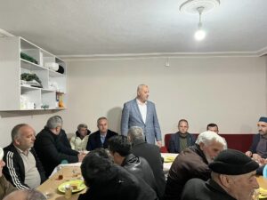 BAŞKAN ADAYI YILMAZ YILDIZ SIKMADIK EL BIRAKMIYOR