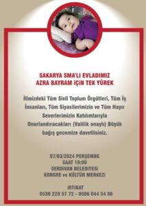 RAMAZAN FİTRELERİNİZİ MALINIZIN ZEKATINI AZRA BEBEĞE VERMEK İSTERMİSİNİZ ?