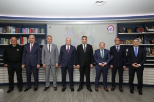 BAŞKAN ÖZLÜ'YE PROTOKOL'DEN TEBRİK ZİYARETİ