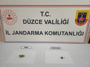 DÜZCE İL JANDARMA KOMUTANLIĞI UYUŞTURUCU KAÇAKÇILARINA DARBE VURDU