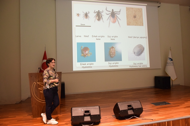 DÜZCE ÜNİVERSİTESİ'NDEN KIRIM KONGO FARKINDALIK EĞİTİMİ