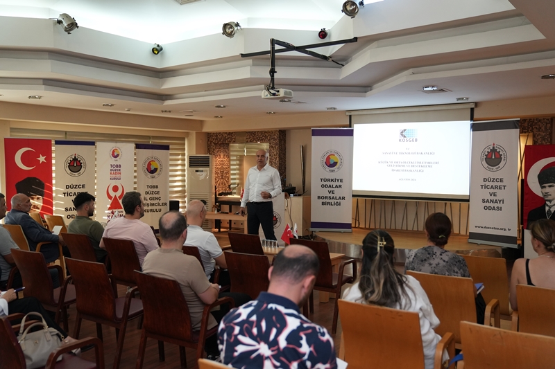 DÜZCE TSO'DA KOSGEP DESTEKLERİ ANLATILDI