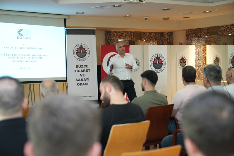 DÜZCE TSO'DA KOSGEP DESTEKLERİ ANLATILDI