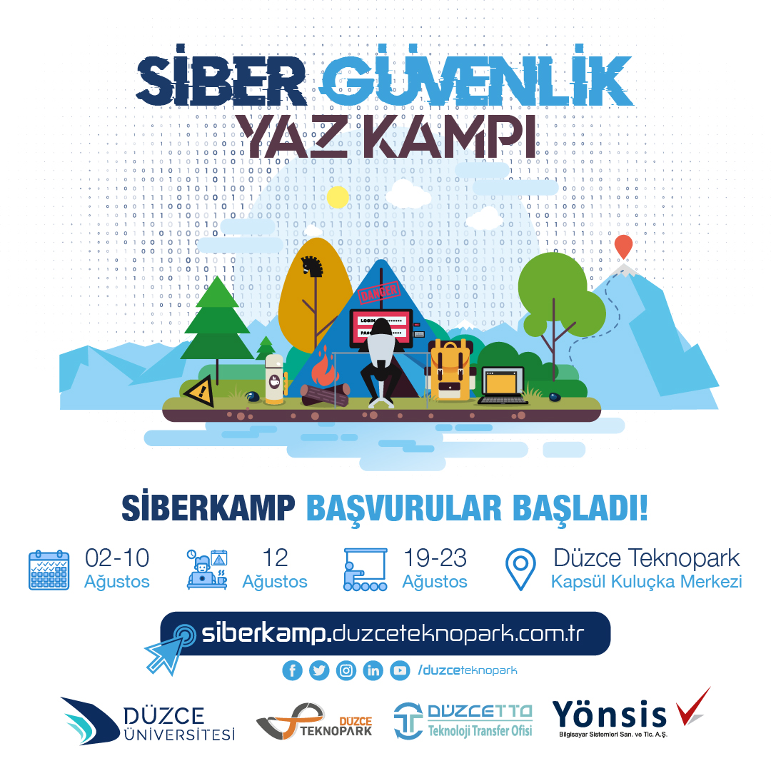 "Siber Güvenlik Yaz Kampı 2" Başvuruları Başladı! "Siber Güvenlik Yaz Kampı 2" Başvuruları Başladı!