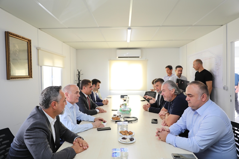 VALİ VE BAŞKAN NAMET TESİSLERİNİ ZİYARET ETTİ