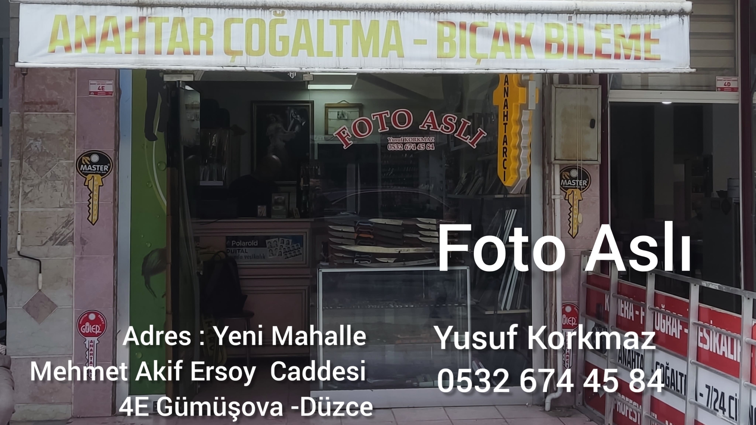 GÜMÜŞOVA FOTO ASLI & 7/24 ÇİLİNGİR HİZMETİ
