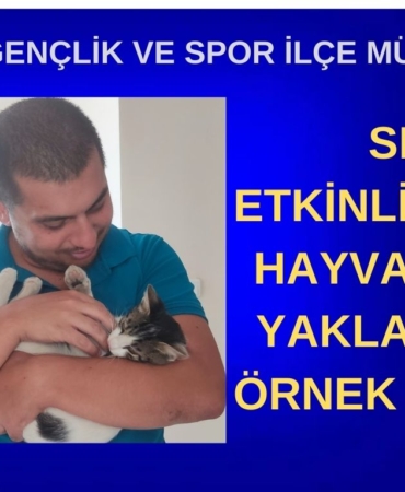 CUMAYERİ GENÇLİK VE SPOR İLÇE MÜDÜRLÜĞÜ SPOR ETKİNLİKLERİ VE HAYVANSEVER YAKLAŞIMIYLA ÖRNEK OLUYOR;