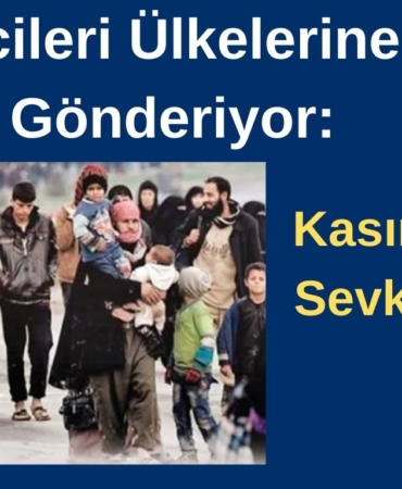 Mültecileri Ülkelerine Geri Gönderiyor Kasım Ayında Sevk Başlıyor