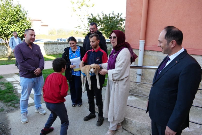 YAVRU KÖPEK ‘ÖZEL’ OKULA TESLİM EDİLDİ YAVRU KÖPEK ‘ÖZEL’ OKULA TESLİM EDİLDİ