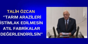 TALİH ÖZCAN ''ATIL FABRİKALAR DEĞERLENDİRİLSİN'' (1)
