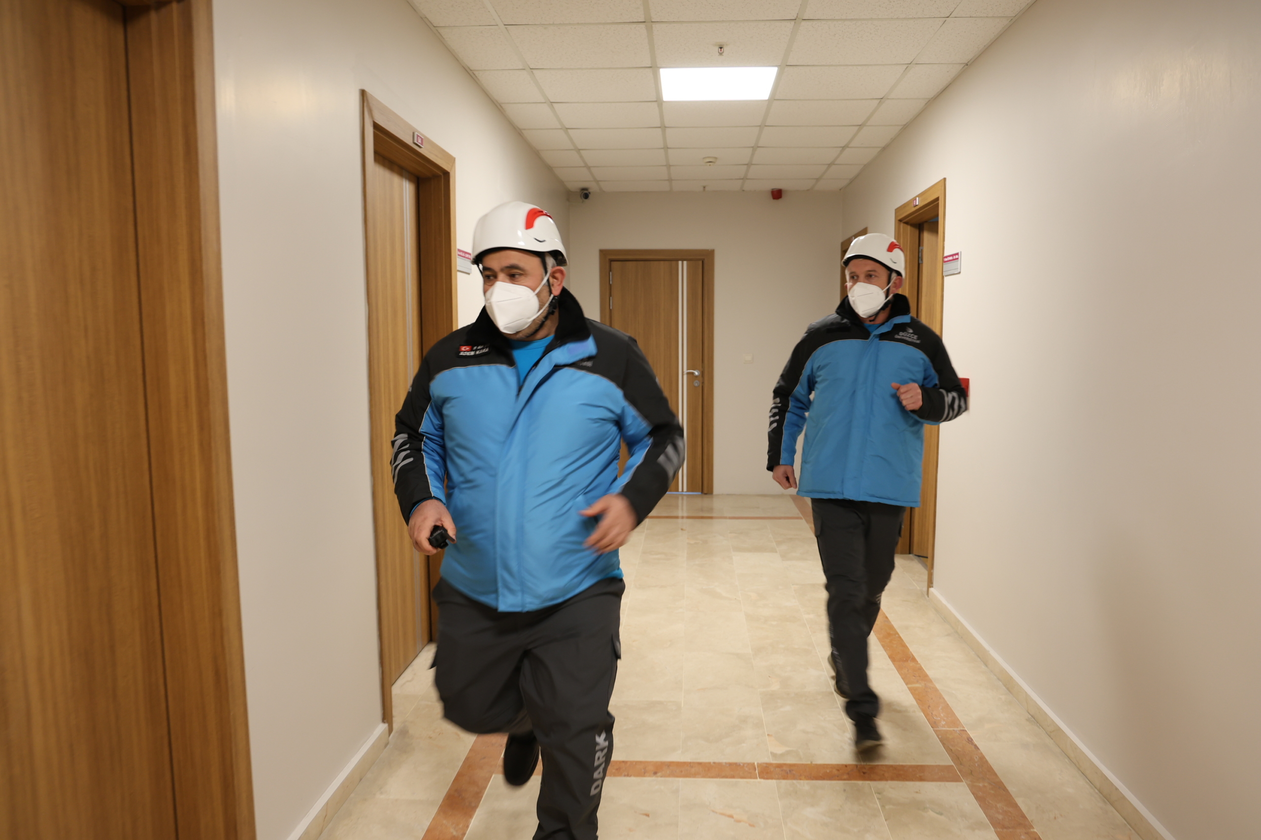 Düzce Üniversitesi'nde Yangın Tahliye Tatbikatı