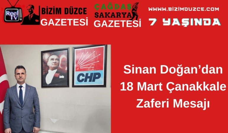 CHP DÜZCE İL BAŞKANI DAĞISTANLI’DAN KAMULAŞTIRMA TEPKİSİ “BETON DEĞİL, BEREKET YÜKSELSİN”