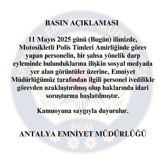 İki Polis Memuru Açığa Alındı