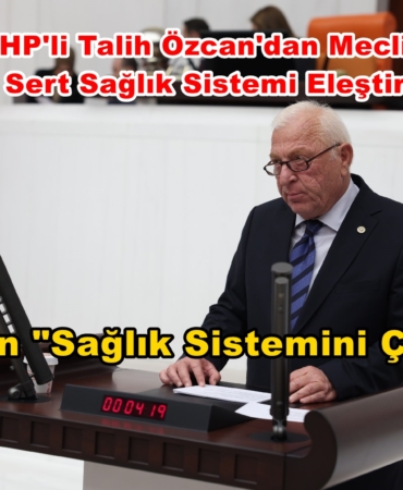 Özcan "İktidarın Politikaları Sağlık Sistemini Çökertti" 1
