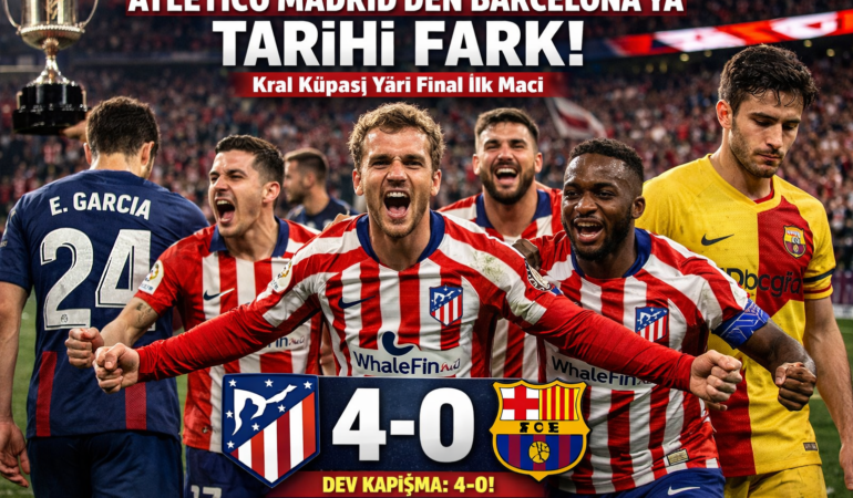 İspanya Kral Kupası’nda 4-0’lık Şok Sonuç