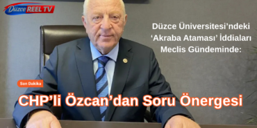 CHP’li Özcan’dan Soru Önergesi