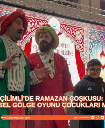 Çilimli’de Geleneksel Gölge Oyunu Çocukları Mest Etti! Çilimli’de Geleneksel Gölge Oyunu Çocukları Mest Etti!
