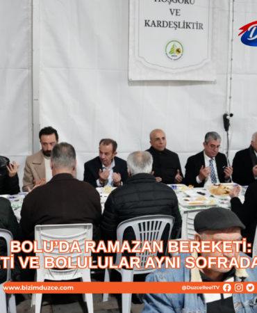 Başkan Tanju Özcan Vatandaşlarla İftarda Buluştu