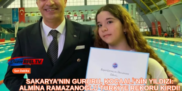 ALMİNA RAMAZANOĞLU TÜRKİYE REKORU KIRDI!