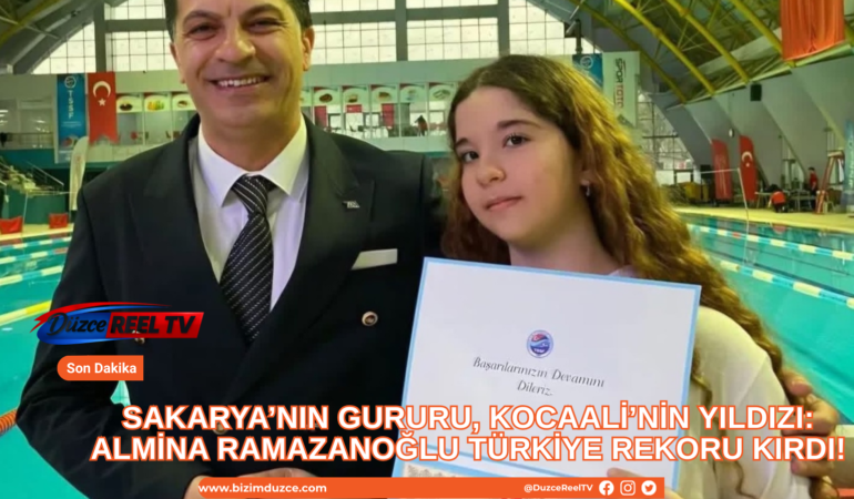ALMİNA RAMAZANOĞLU TÜRKİYE REKORU KIRDI!