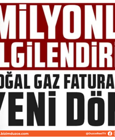 Doğal Gazda "Tüketici Dostu" Dönem: reelmedyamanset- (9)