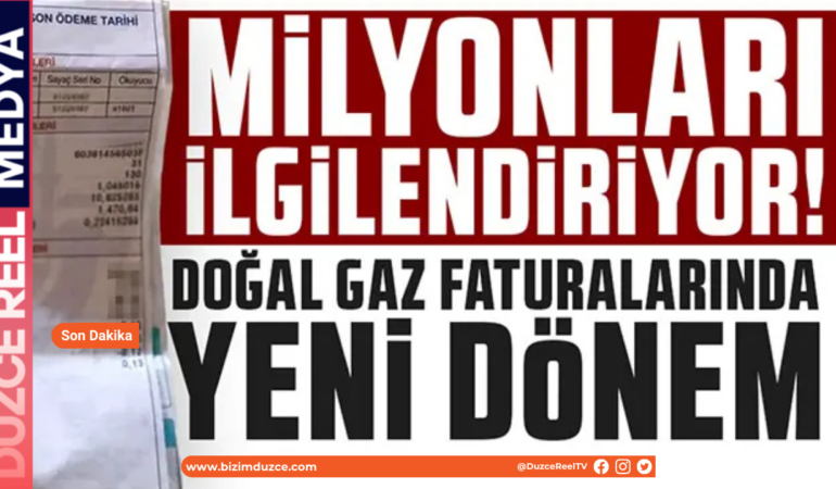 Doğal Gazda "Tüketici Dostu" Dönem: reelmedyamanset- (9)