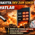 Bayramda Zam Şoku Akaryakıt Zam'a Doymadı