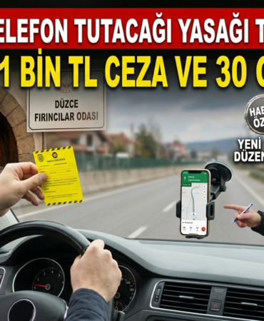 ARAÇTA TELEFON TUTACAĞI YASAĞI TEPKİ ÇEKİYOR: