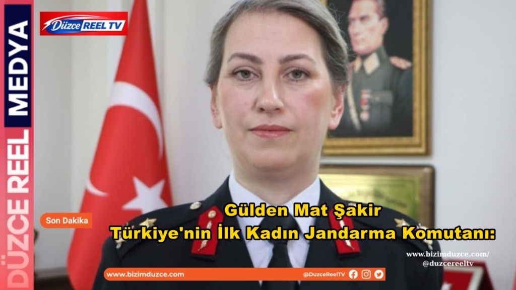 Gülden Mat Şakir Türkiye'nin İlk Kadın Jandarma Komutanı: