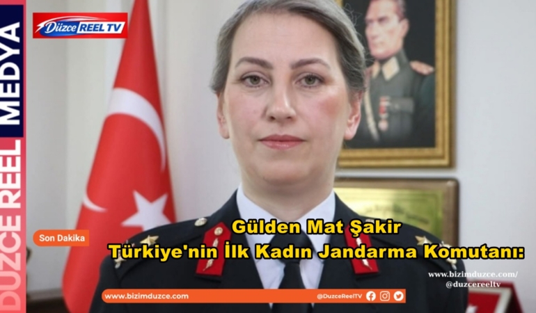 Gülden Mat Şakir Türkiye’nin İlk Kadın Jandarma Komutanı: