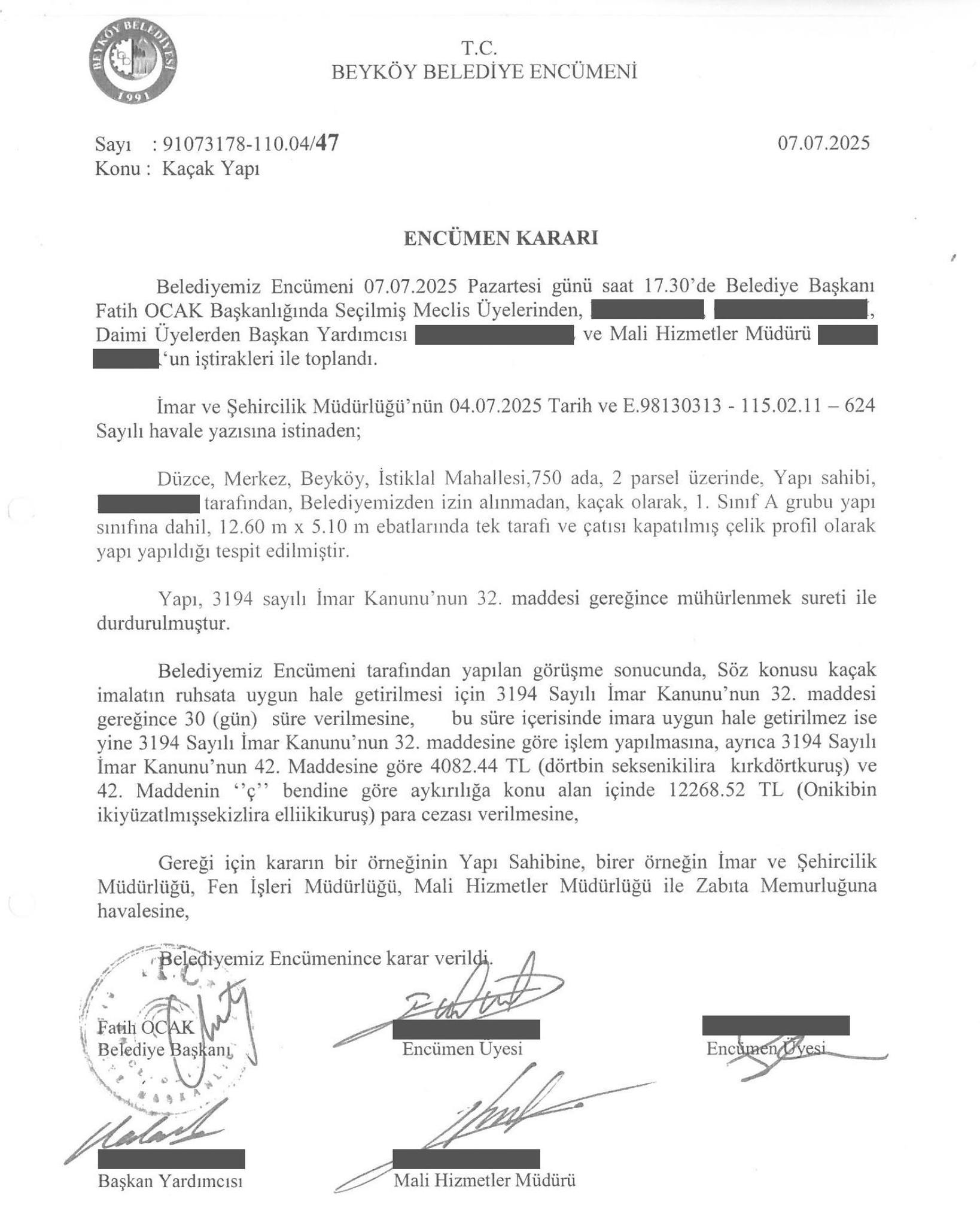 Başkan Fatih Ocak’tan İddialara Belgeli Açıklama