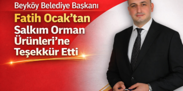Başkan Fatih Ocak’tan Anlamlı Teşekkür