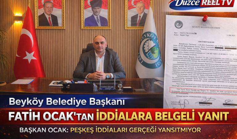 Başkan Fatih Ocak’tan İddialara Belgeli Açıklama