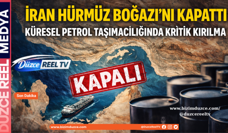 İRAN HÜRMÜZ BOĞAZI’NI KAPATTI