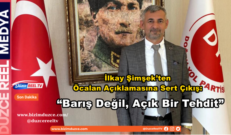 Şimşek “Barış Değil, Açık Bir Tehdit”