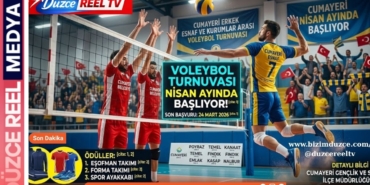 Cumayeri’nde Esnaf ve Kurumlar Arası Voleybol Turnuvası;