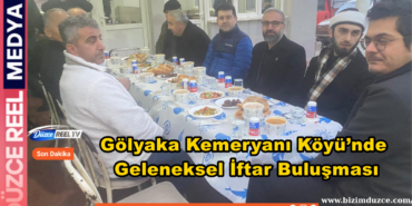 Gölyaka Kemeryanı Köyü’nde Geleneksel İftar Buluşması