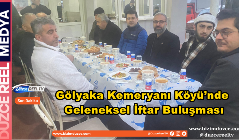 Gölyaka Kemeryanı Köyü’nde Geleneksel İftar Buluşması