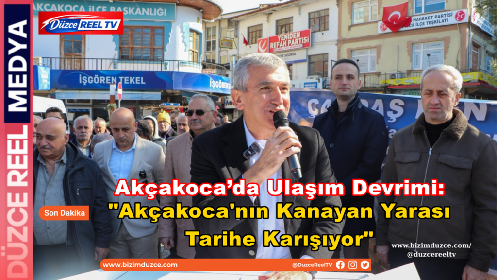 Akçakoca’da 15 Dakikada Kesintisiz Hizmet Dönemi Başladı!