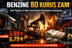 Benzine 80 Kuruş Zam:
