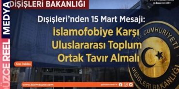 “İslamofobiye Karşı Uluslararası Toplum Ortak Tavır Almalı”