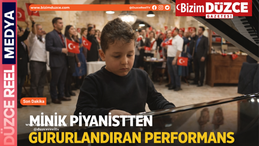 MİNİK PİYANİST ÇALDI, SALON AYAĞA KALKTI