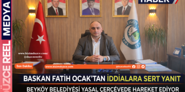Beyköy Belediye Başkanı Fatih Ocak’tan İddialara Sert Yanıt