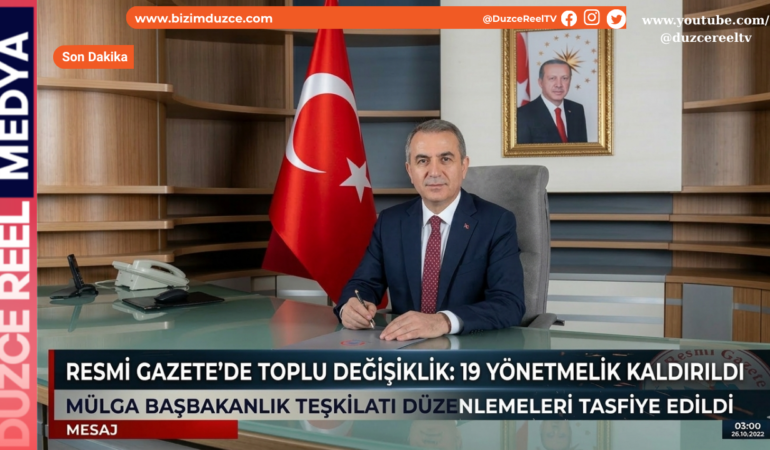 RESMİ GAZETE’DE DEV TASFİYE: