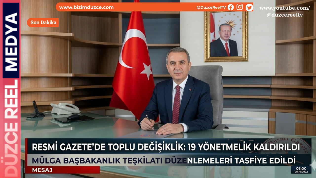 RESMİ GAZETE'DE DEV TASFİYE: