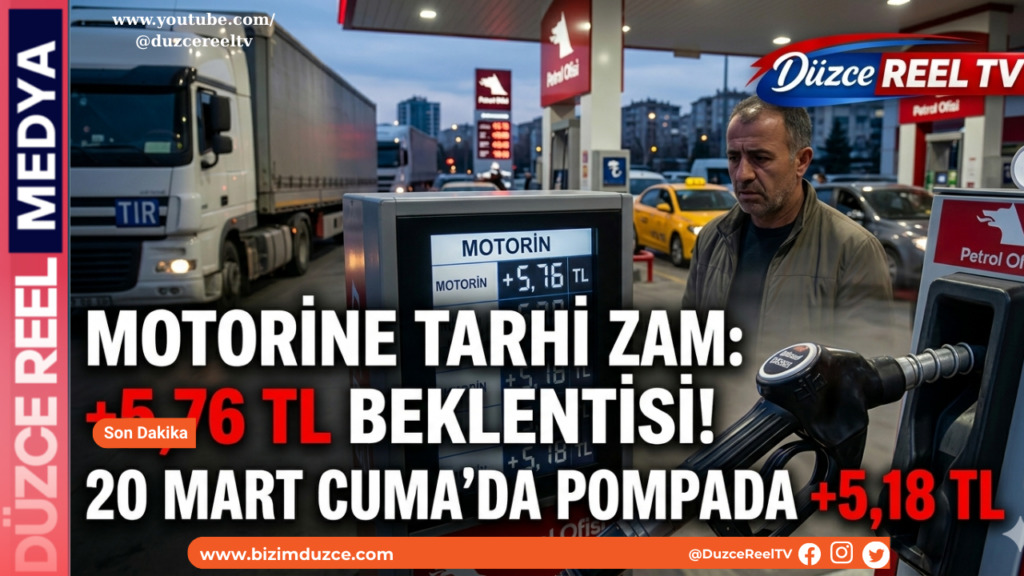 MOTORİNE ÇİFTE ETKİLİ DEV ZAM: