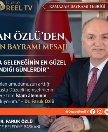 BAŞKAN ÖZLÜ’DEN RAMAZAN BAYRAMI MESA BAŞKAN ÖZLÜ’DEN RAMAZAN BAYRAMI MESA